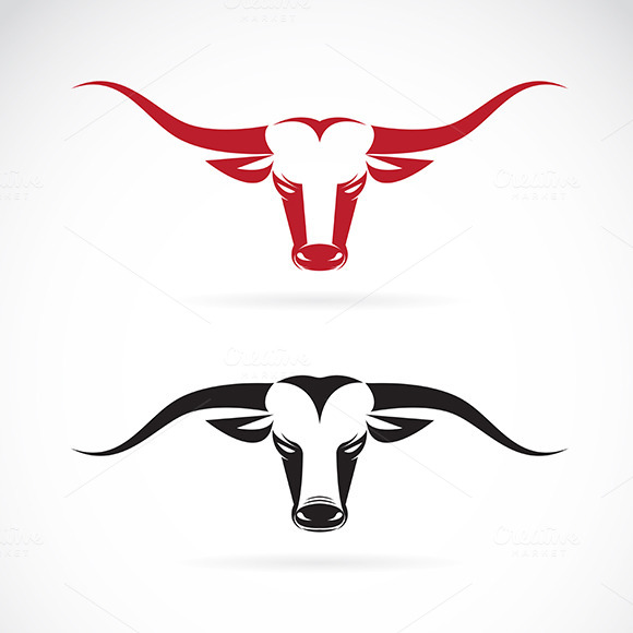 Vector Image Of An Bull Head Vector Image Of An Bull Head