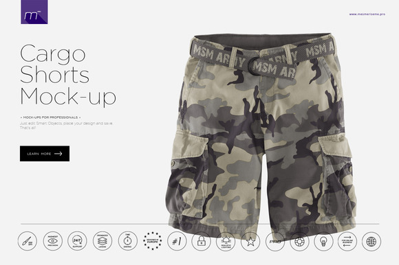 Download Gym Shorts Psd Mockup Template » Designtube - Creative ...