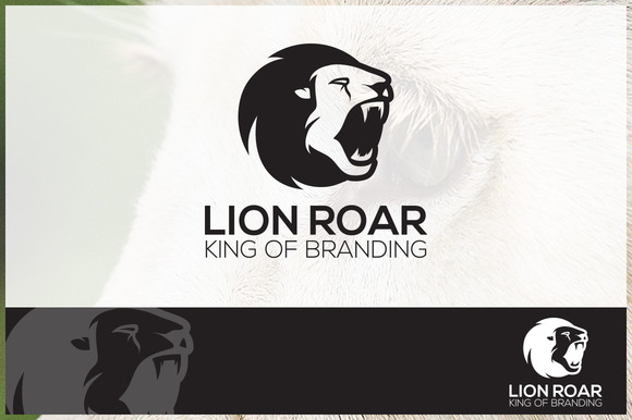 Lion Roar Logo Template Lion Roar Logo Template