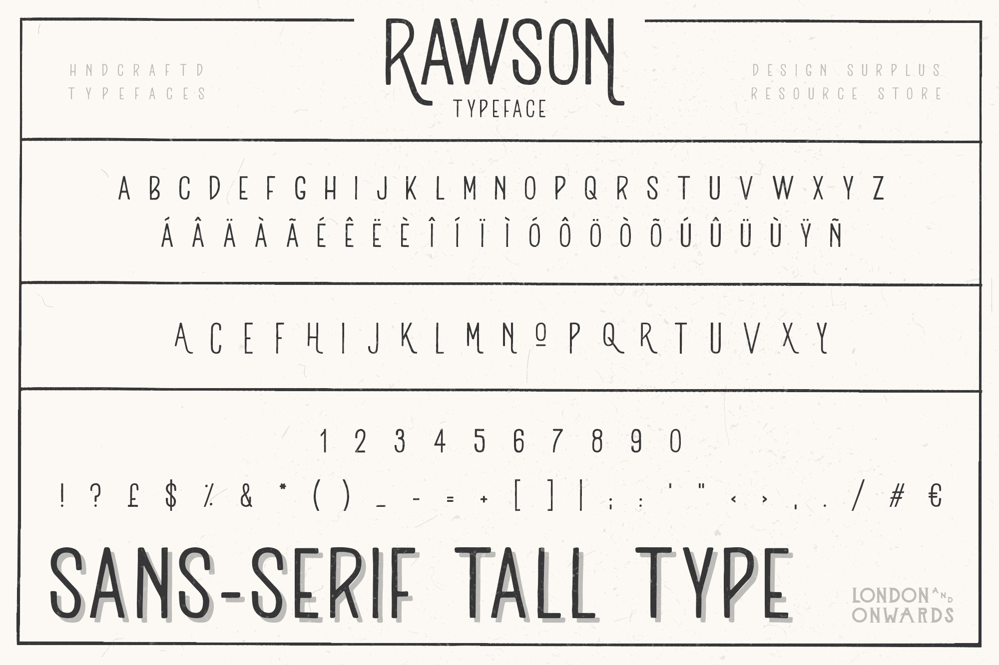 Rawson & Stove Typefaces