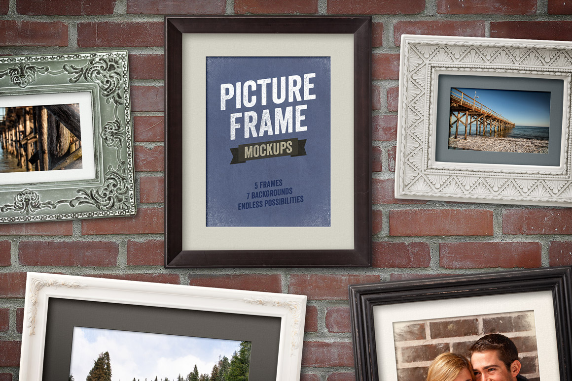 Download Picture Frame Mockups Volume 1 ~ Templates on Creative Market