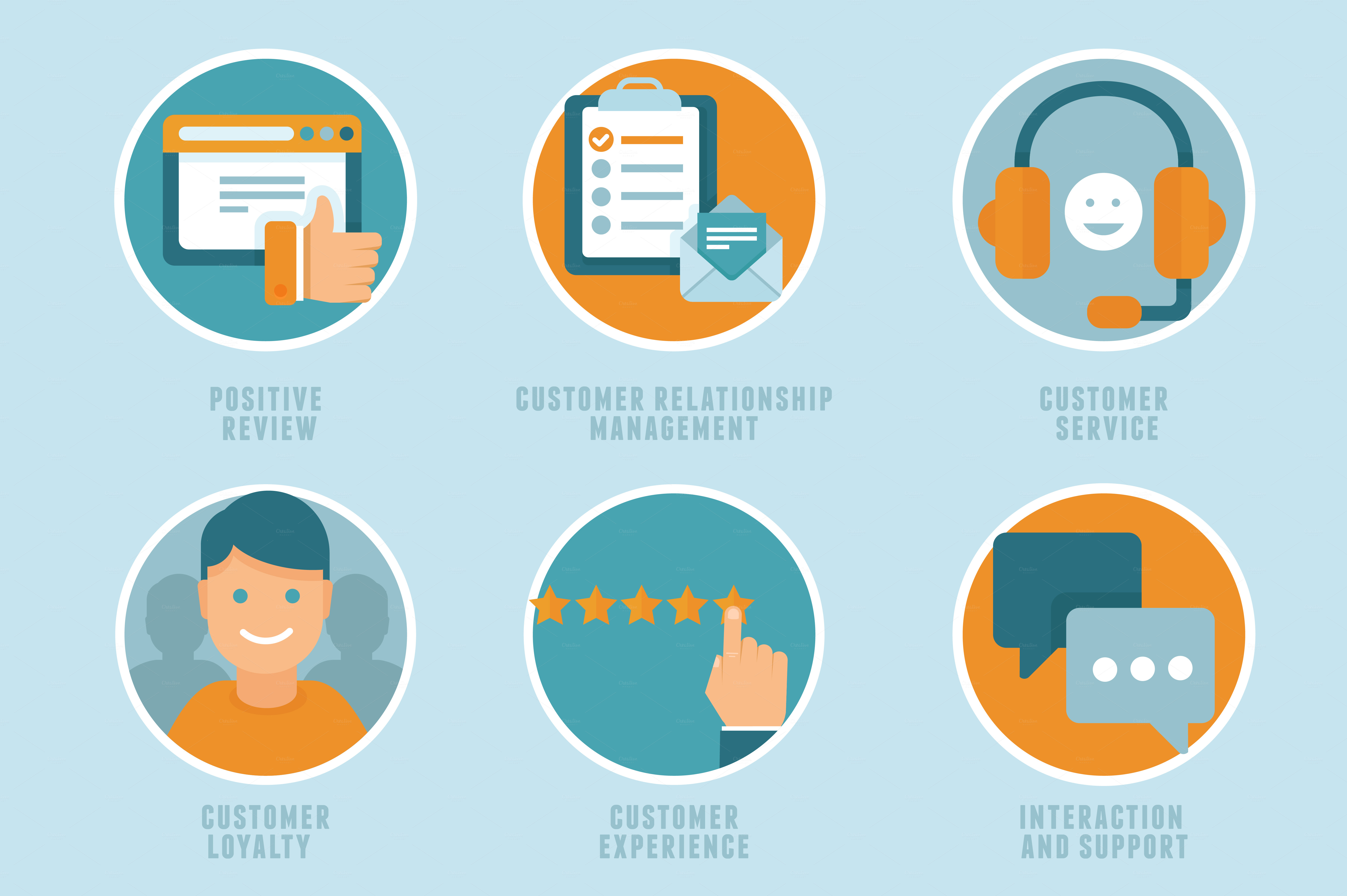 Download Customer experience concepts ~ Graphics on Creative Market