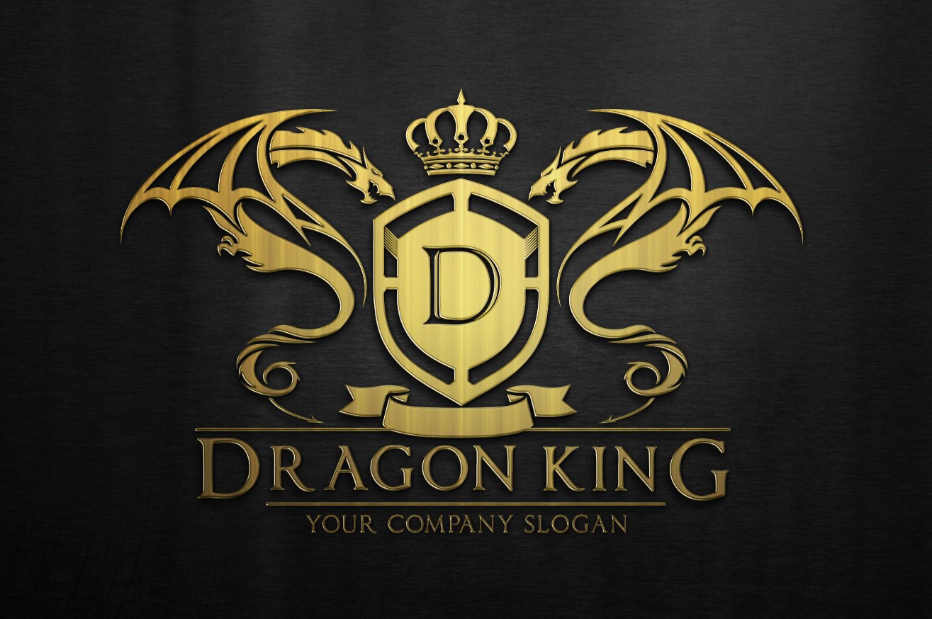 Dragon King Logo ~ Logo Templates on Creative Market