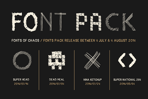 The Fantastic 4 Fonts - Pack.