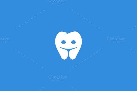Dental Clinic Happy Tooth Logo Dental Clinic Happy Tooth Logo