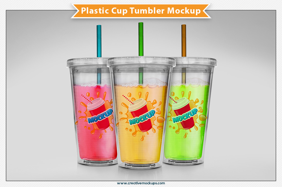 Download Plastic Cup Tumbler Mockup ~ Product Mockups on Creative Market