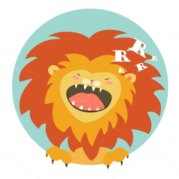 Funny Lion Roaring Funny Lion Roaring