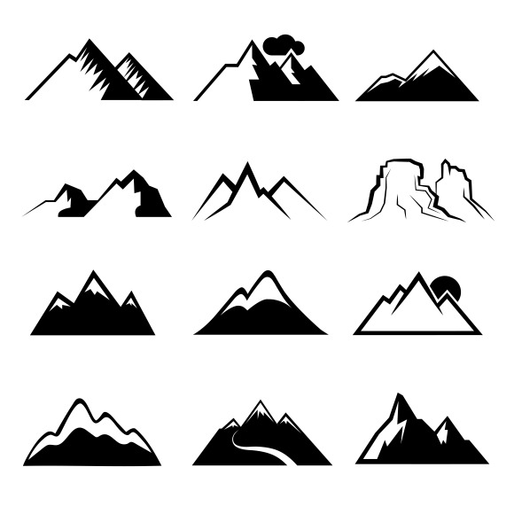 Mountain Peaks Success Achievments » Designtube - Creative Design Content