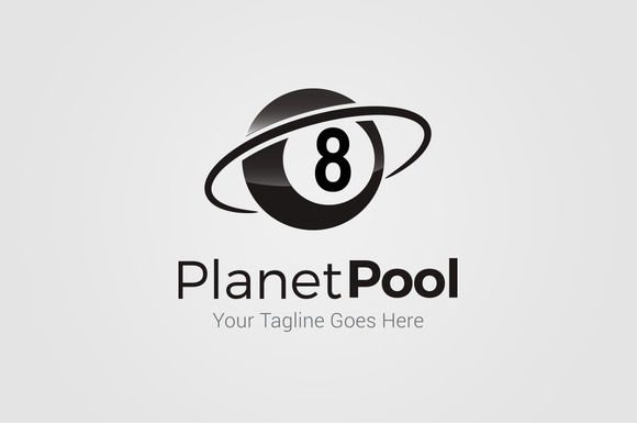 Planet Pool Logo Template