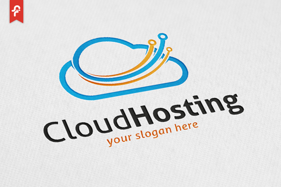 Cloud Hosting Logo Cloud Hosting Logo