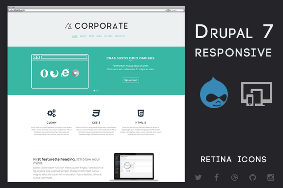 Corporate Drupal 7 Business Theme Corporate Drupal 7 Business Theme