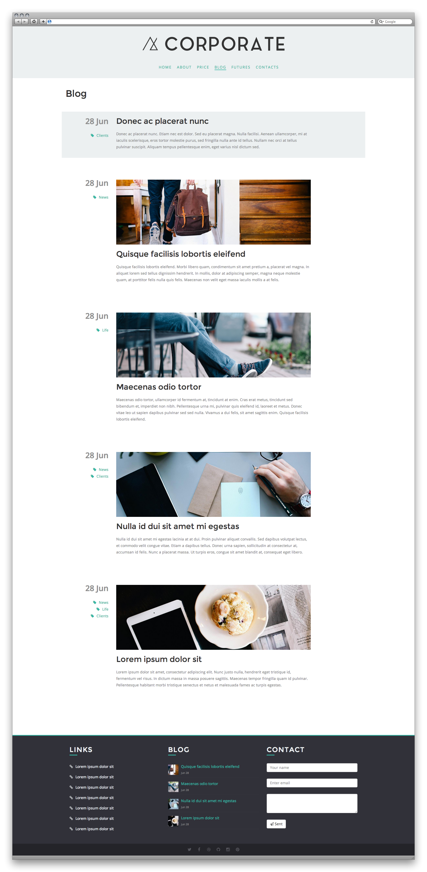 Corporate - Drupal 7 Business Theme ~ Drupal Themes on Creative Market