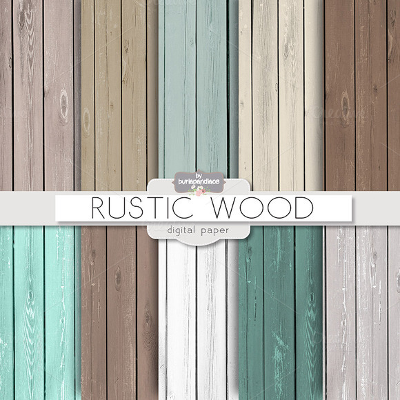 Rustic wood digital paper ~ Patterns on Creative Market