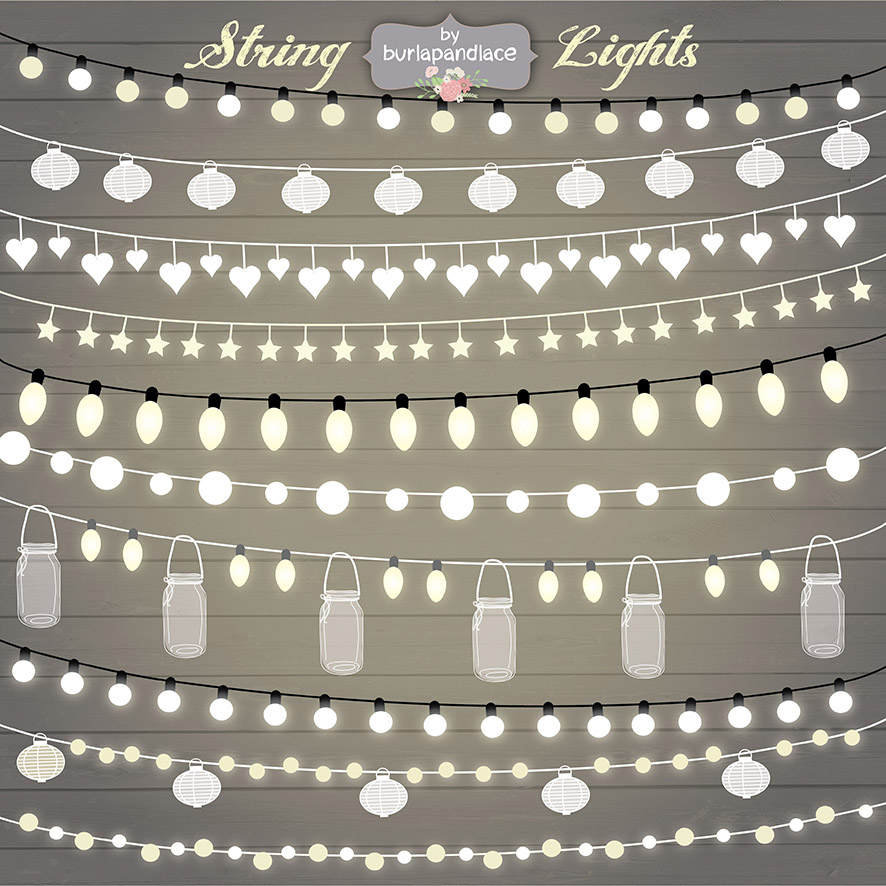 String Lights Clipart ~ Illustrations on Creative Market