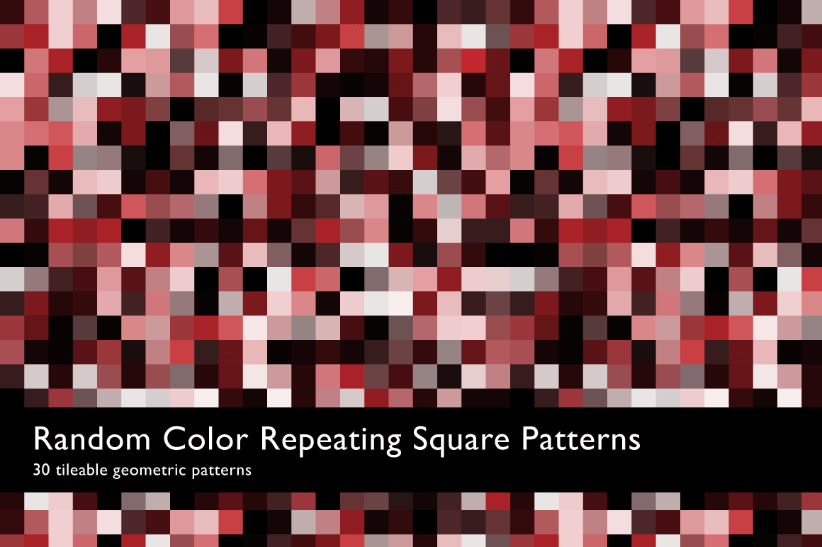 Random Color Square Patterns Patterns on Creative Market