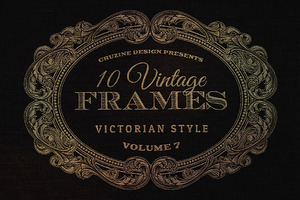 10 Frames Vol.7 - Victorian Ornament