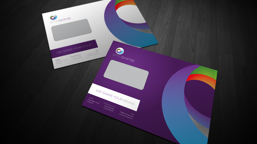 RW Modern Colourful Identity + Logo ~ Stationery Templates on Creative ...