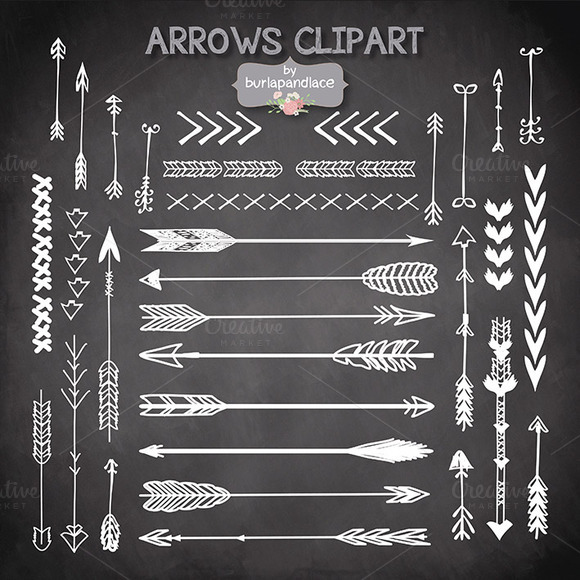 free chalkboard arrow clipart - photo #4