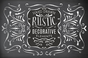 Hand drawn decorative elements