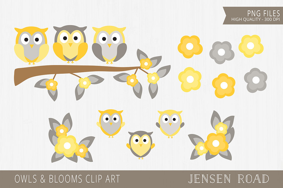 yellow owl clip art - photo #23