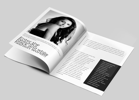 B&W Brochure For Photography-V26 ~ Brochure Templates On Creative Market