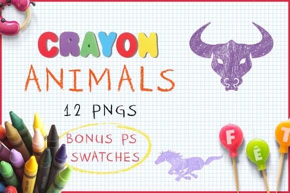 Crayon Animals