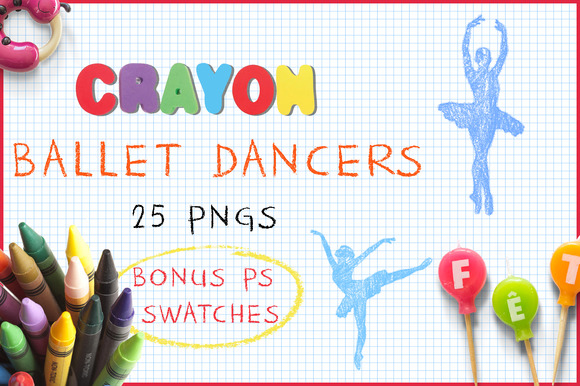 Crayon Ballet Dancers