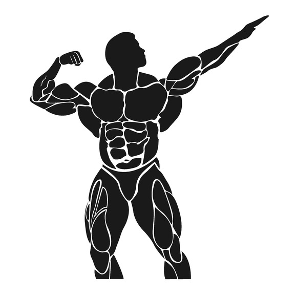 Stencils Bodybuilding » Designtube - Creative Design Content