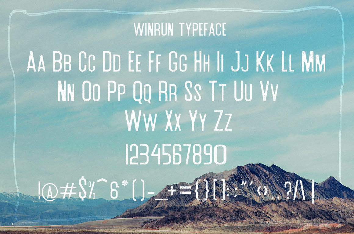 winrun typeface