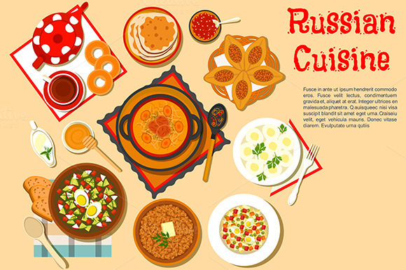 Traditional Russian Dishes