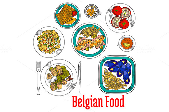 Native Dishes Of Belgian Cuisine