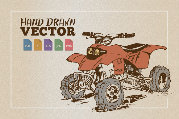 Atv Four-wheeler Illustration