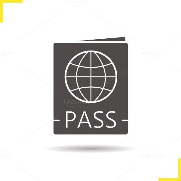 International Passport Icon Vector
