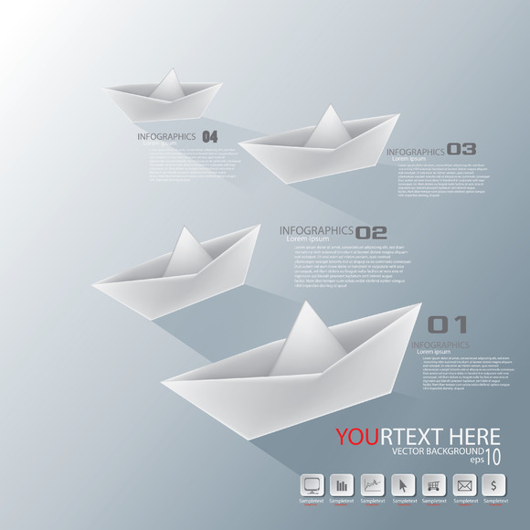Paper Boat Infographic