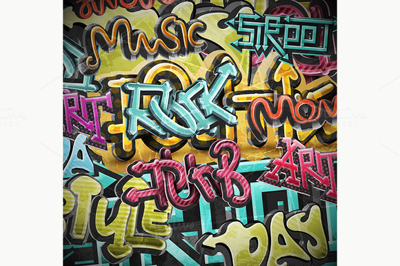 Graffiti Grunge Background