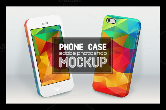 Smartphone Cases PSD Mockup