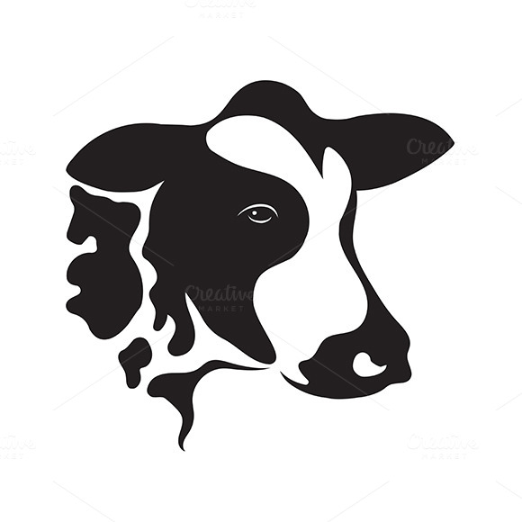 Vector Of Cow Design