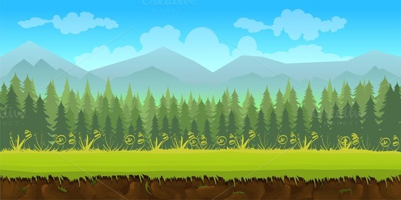 Forest Game Background