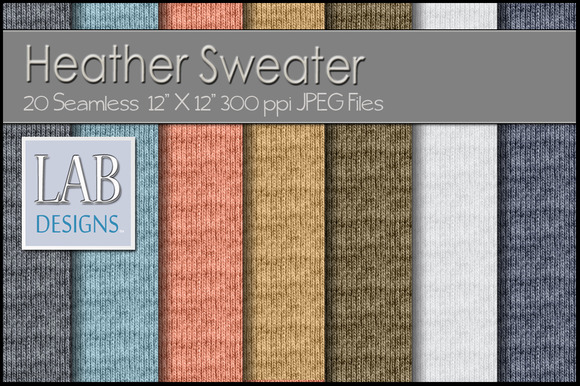 20 Seamless Knit Sweater Textures