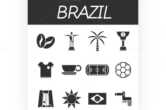 Brazil Icon Set
