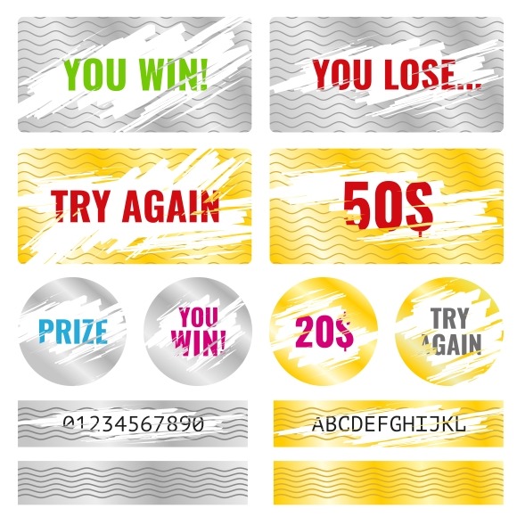 Scratch Card Game Win Lottery