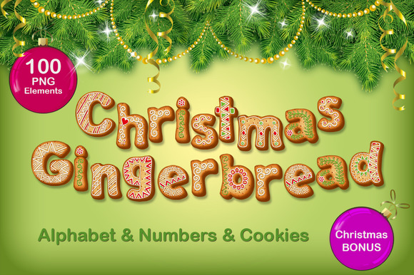 Christmas Gingerbread Alphabet