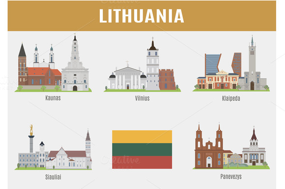Famous Places Lithuanian Cities