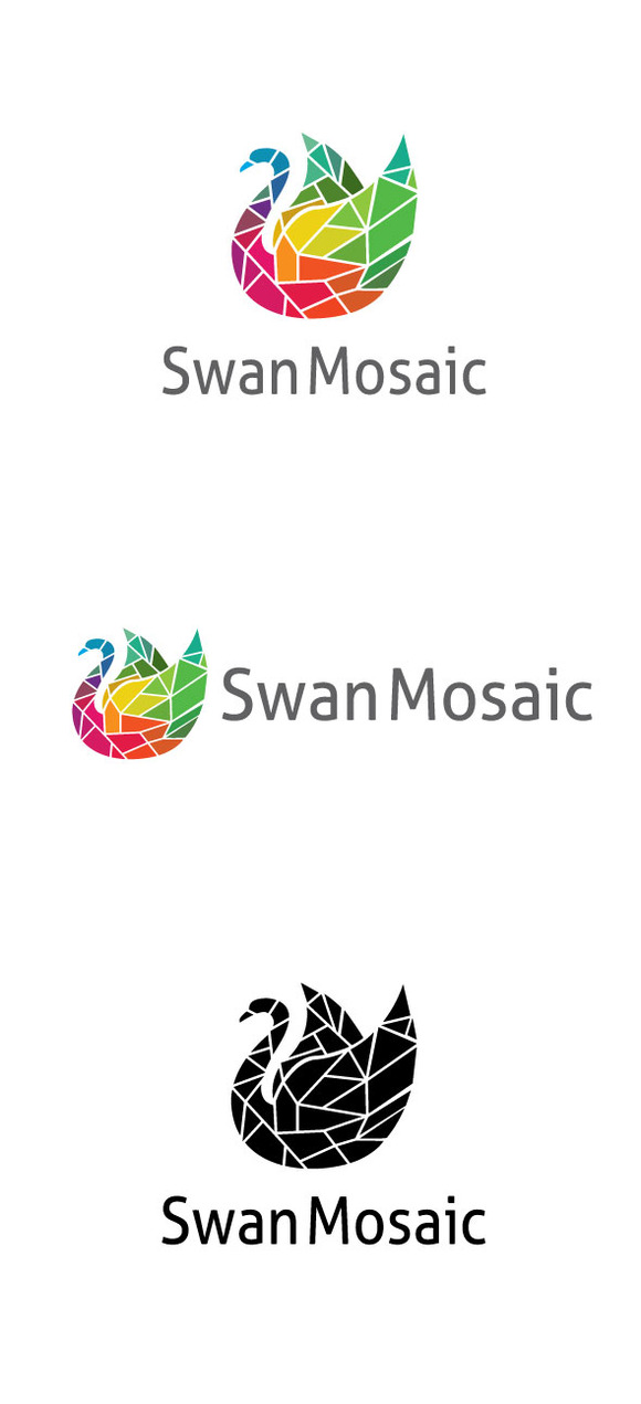 Mosaic Swan