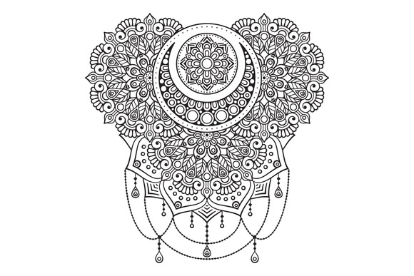 Vector Ornament With Mandala