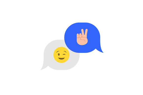 Emoticon Chat Concept