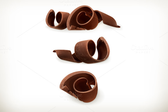 Chocolate Shavings Chocolates Curl