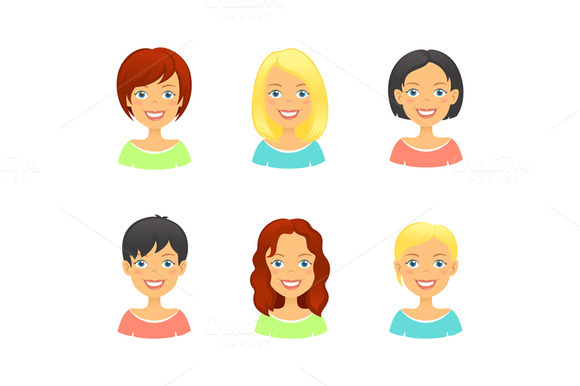 Woman Hair Styles Of Different Types