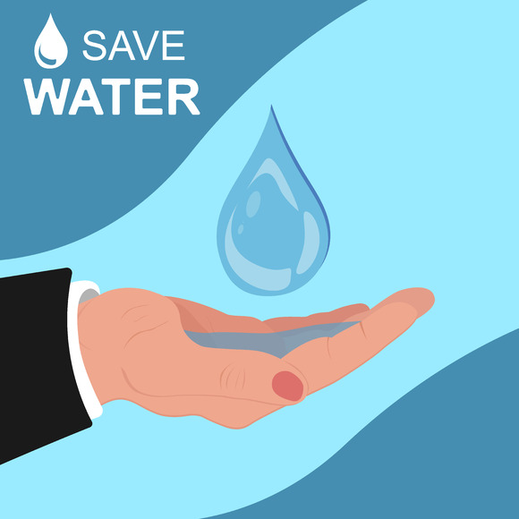 Save Water Concept Template