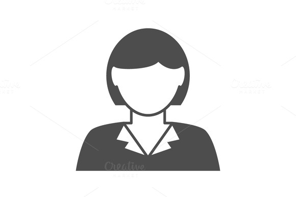 Businesswoman Avatar Icon